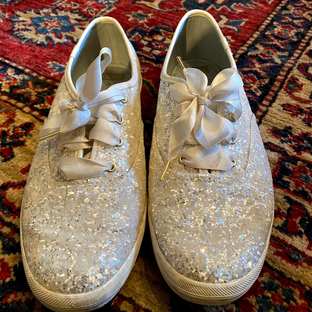 Keds x Kate Spade NY glitter sneakers